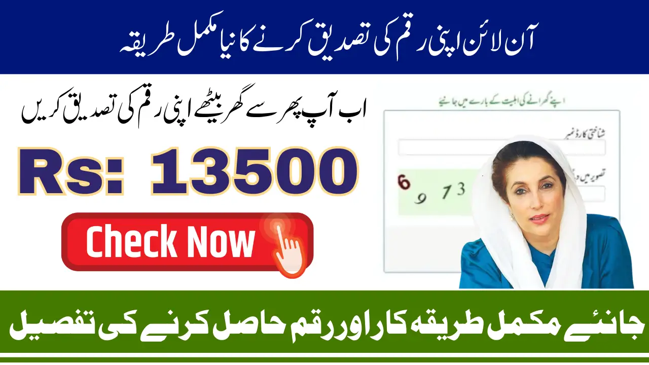 8171 Check Online CNIC Login To Know Your BISP Payment Status Know Step-By-Step Method 2025