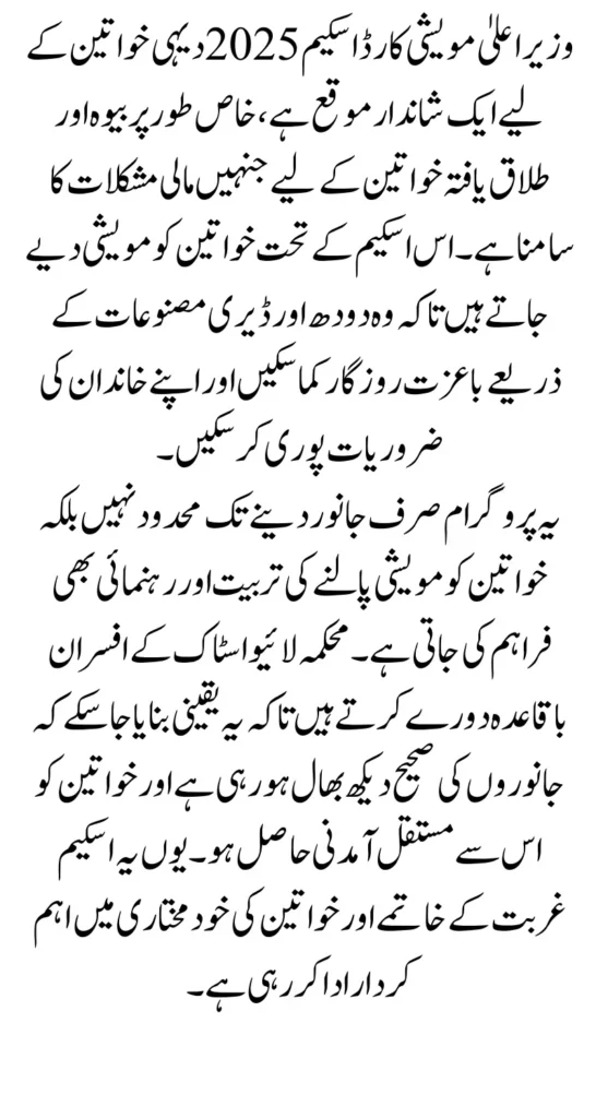 CM Livestock Card Online Registration 2025